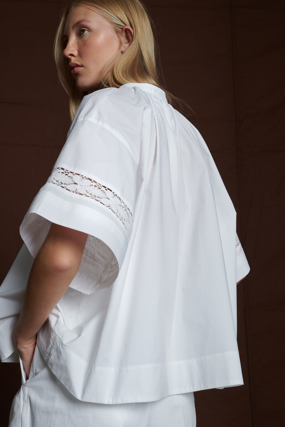 Chemise Albane - Blanc - Coton - Femme vue 2