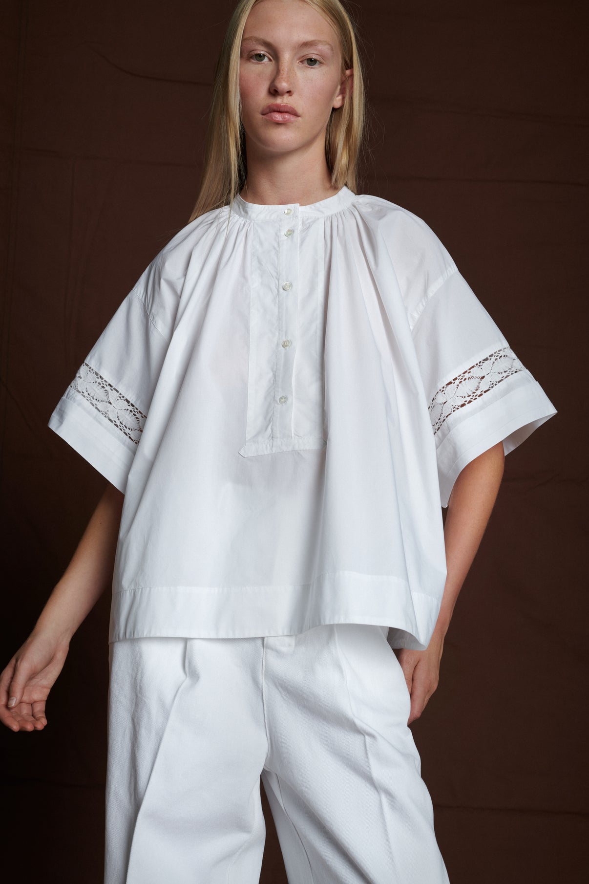 Chemise Albane - Blanc - Coton - Femme vue 1