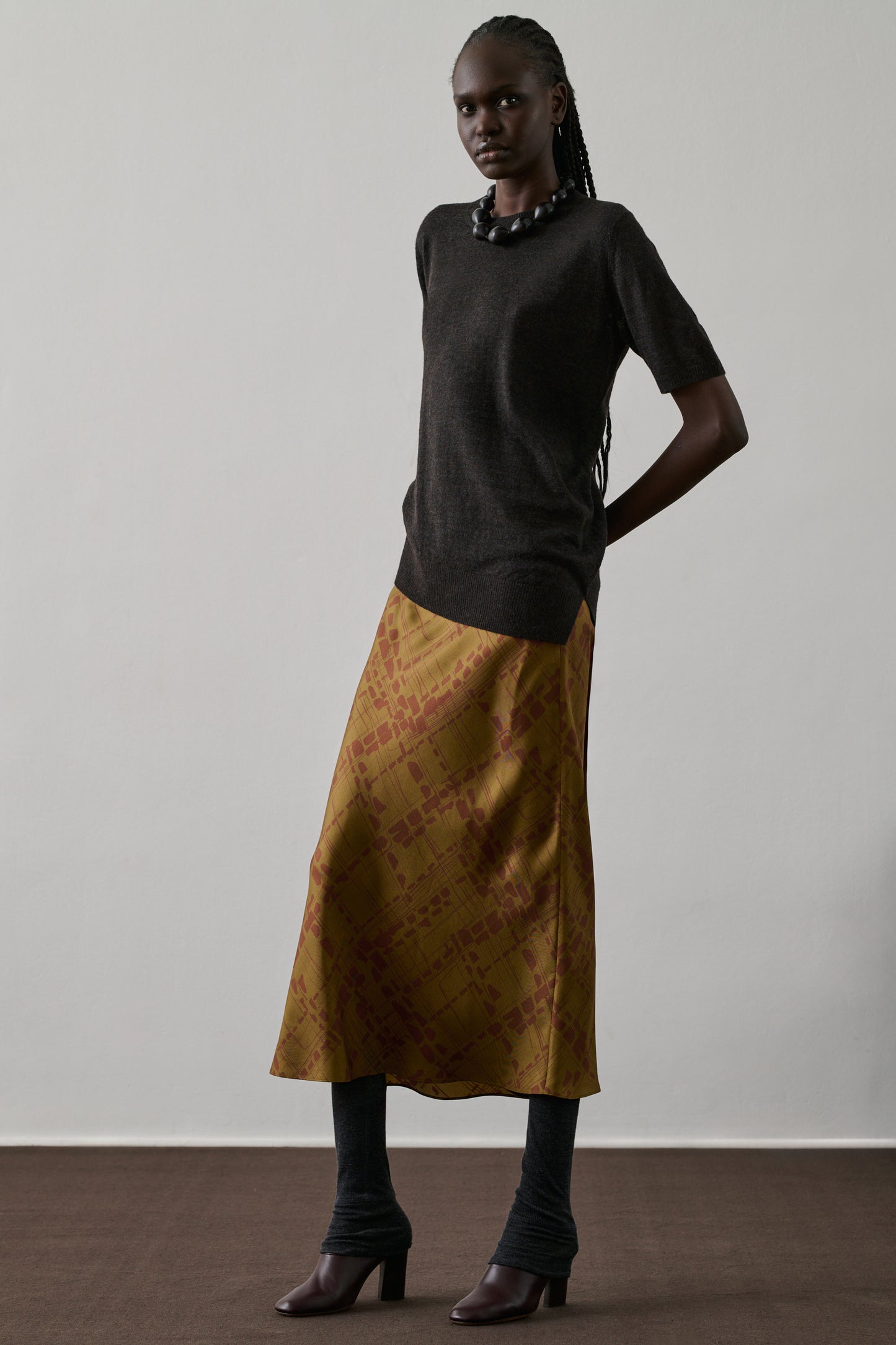 PULL FLORIS MARRON