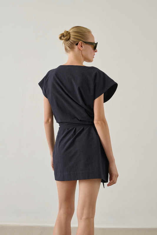 Robe Hallie - Bleu Nuit - Femme