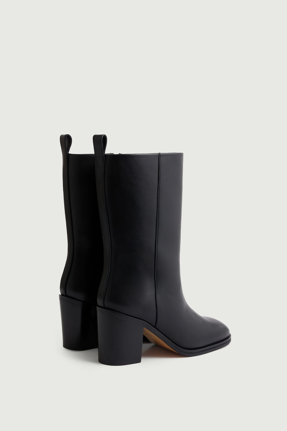 Bottines Cara - Noir - Cuir - Femme vue 3
