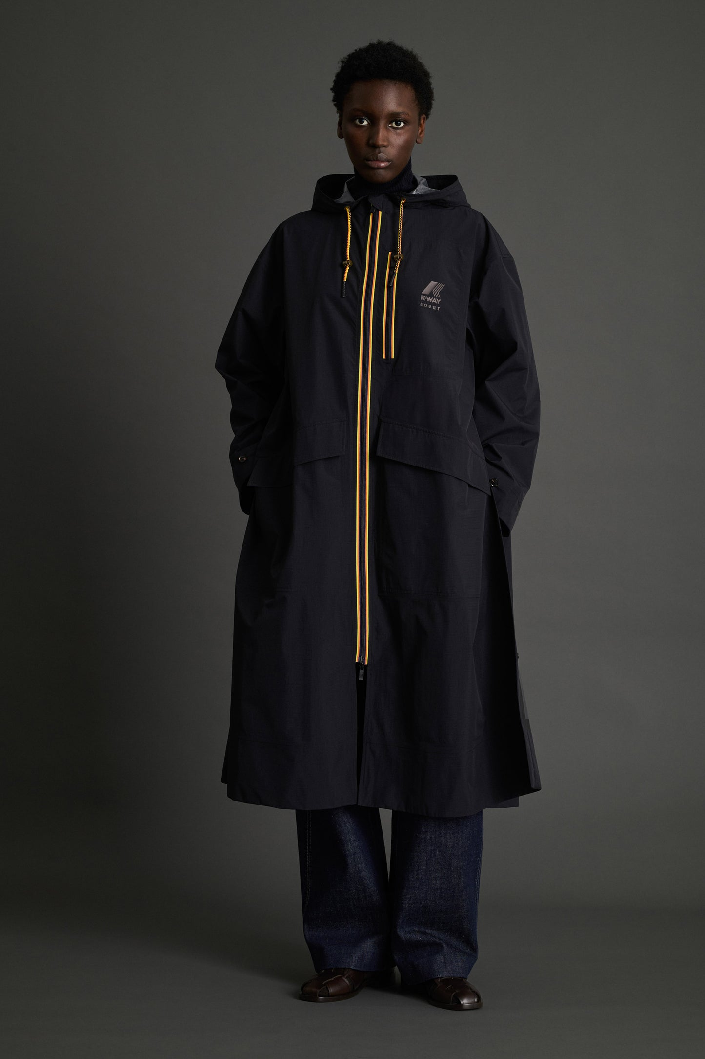 TRENCH PRADEL NAVY